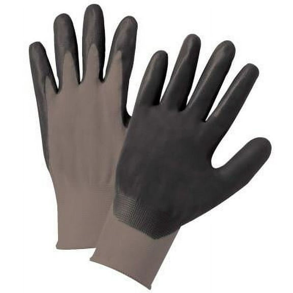 Anchor Products Nitrile Coated Gloves, 2XL, Black/Gray, 12 PR (101-6020-XXL)