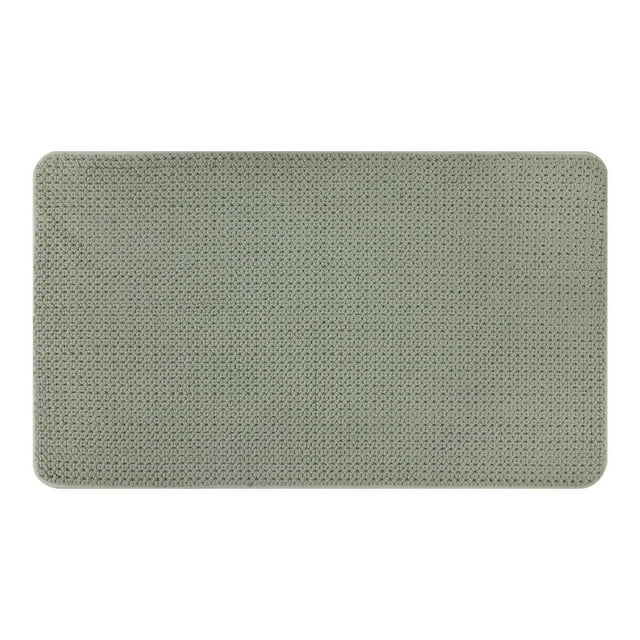Better Homes & Gardens Signature Soft Cotton Memory Foam Bath Rug, Green River, 20" x 34"
