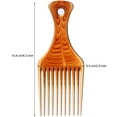 thumbnail image 3 of 4pcs Plastic Hair Pick Combs Smooth Hair Pick Combs for Afro Hair Curly Hair, 3 of 8