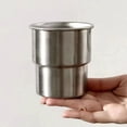 thumbnail image 6 of RUseeN 10 OZ 304 Stainless Steel Pint Cups, Healthy Unbreakable and Stackable, Camping Cups Mugs Set of 2, for Cold Drinks, Beer, Wine, Bars, Parties, 6 of 7