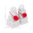 thumbnail image 6 of FUEENIRVA 1 Pair Chinese Dog Figurine Plastic Multi Symbolizes Protection for Homeowners Shui, 6 of 7