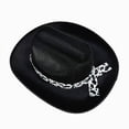 thumbnail image 5 of CAUYDY Kids Fall Fedora Cowboy Hat Youth Western Cowgirl Hat for Girls Baby Wide Brim Sun Hat Summer Beach Outdoor Hats Gift for Children Sizes 3-15 Years,Black, 5 of 8