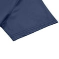 thumbnail image 5 of ZCFZJW Men's Short Sleeve T-Shirt Trendy Solid Color Quick Dry UPF 50+ Athletic Running Workout Fishing Top Tee Performance Shirts Navy XL, 5 of 6