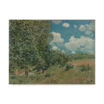 Trademark Fine Art 'The Road From Versailles To Saintgermain' Canvas Art by Alfred Sisley