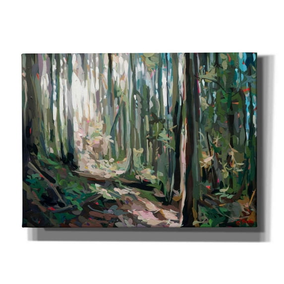 Epic Graffiti 'Forest Light' by Joanne Hastie, Canvas Wall Art, 54"x40"