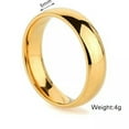 thumbnail image 2 of 5mm Simple Smooth Polished Band Mens 316L Stainless Steel Wedding Ring Size 6-12, 2 of 6