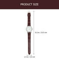 thumbnail image 4 of Miangastore Petite Montre pour Femmes, Montre Ronde Design Simple 1Pcs 9.3X1.4in, 4 of 8