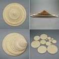 thumbnail image 4 of Wooden Slices Round Shape DIY Gift Craft Decor Accessories Beige 20mm Dia 50pcs, 4 of 5