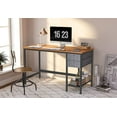 thumbnail image 5 of Cubicubi Computer Desk 40" Office Desk with Drawer, Rustic Brown Finish, 5 of 7