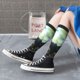 thumbnail image 5 of Fotbe Cute Big-Eyed Black Cat Calcetas Divertidas Estampadas para Hombre y Mujer, Calcetas de Algodón hasta la Rodilla para Caminar, Correr, Enfermería y Embarazo, 5 of 6