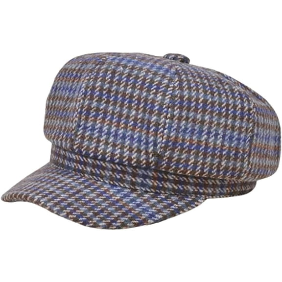 YooGuoGuo Classic Newsboy Hats for Women Plaid Octagonal Hat Tweed Bakerboy Hat Fiddler Cap Beret Cap Winter Warm