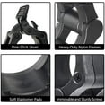 thumbnail image 2 of Olympic Barbell Clips - 1 Inch Pair - Quick Release Barbell Collar Non Slip Locking Weight Clips - Barbell Clamps for Weightlifting Bar & Olympic Weight Bar, Black, 2 of 10