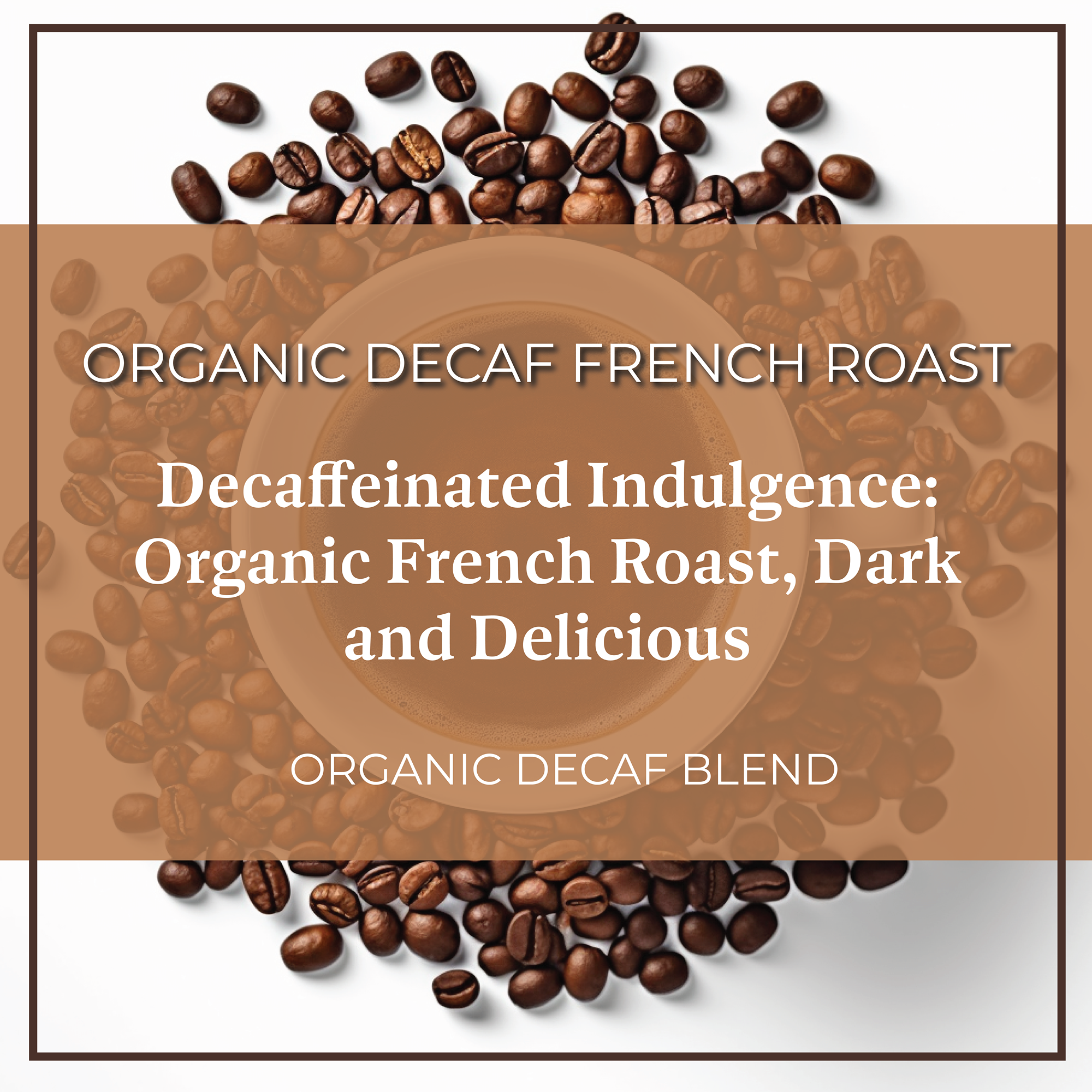 San Diego Coffee Organic French Roast DECAF, Dark Roast, Ground Coffee, 16-Ounce Bags