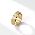 thumbnail image 7 of QQTDFG Anxiety Ring for Women Men Stainless Steel Fidget ADHD Decompression Knot-Gold-8, 7 of 7