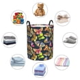 thumbnail image 5 of KLL Butterfly Wild Insect Waterproof Foldable Laundry Hamper Bucket with Handles for Storage Bin,Kids Room,Home Organizer (Medium ), 5 of 7