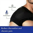 thumbnail image 3 of Healthy Lab Co Compression Shoulder Brace For Men And Women Rotator Cuf - For Sprains, Arthritis, Sore Arm, Torn Rotator Cuffs, 3 of 4