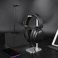 thumbnail image 4 of Earphone Headphone Stand Rack for Desktop alloy earphones PC Game Earphone Silver, 4 of 6
