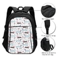 thumbnail image 3 of Balery Dachshund Dog Puppy Mochila con carga USB para hombre y mujer - Mochila impermeable y antirrobo para portátil con puerto USB para viajes, trabajo, estudios y universidad, 3 of 7
