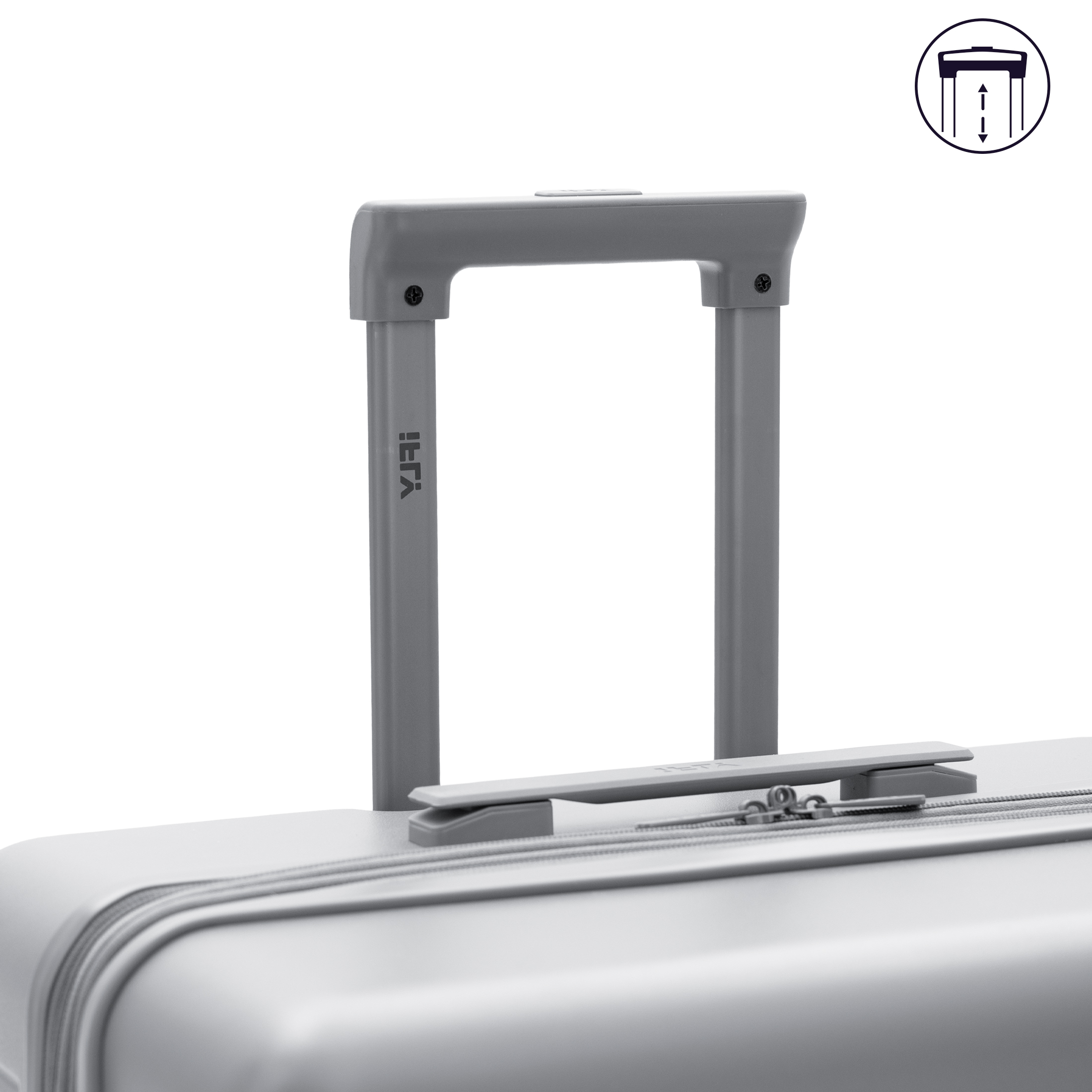 iFLY Take Off 28" Expandable Hardside Spinner Large Checked Luggage, Gray