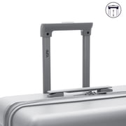 iFLY Take Off 24 Expandable Hardside Spinner Large Checked Luggage, Gray
