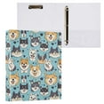 thumbnail image 6 of Three Ring Binder Cute Puppy 1.5 Inch Round Binder D-Rings for Office Supplies and More, 6 of 10