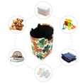 thumbnail image 7 of Yayeee Freestanding Laundry Hamper with Handle Collapsible Large Storage Basket for Clothes, White Clover Pattern, 7 of 7