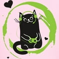 thumbnail image 3 of CafePress - Gamer Cat Kids Light T Shirt - Light T-Shirt Kids XS-XL, 3 of 4