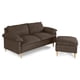 thumbnail image 3 of Sofá Cama Makora Remmy Chocolate Velvet Memory Foam con Respaldo Reclinable, 3 of 8