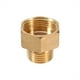 thumbnail image 3 of Adaptador reductor de buje hexagonal de montaje de tubería de agua de latón de 1 pieza 1/2 BSPT macho a 3/4 rosca hembra BSPT para conector rápido de gas de agua EOTVIA No, 3 of 6