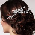 thumbnail image 4 of OULII 3 Pcs Épingles à Cheveux pour Coiffures de Mariage Barrettes de Mariée pour Femmes, 4 of 8