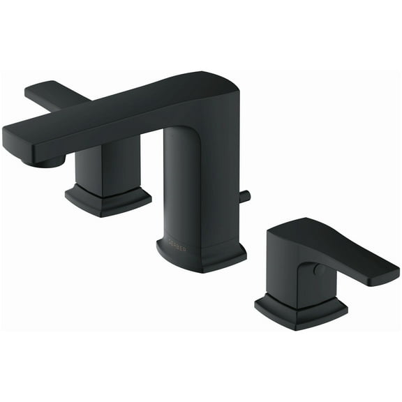 Open Box Gerber D304170 Tribune 1.2 GPM Widespread Bathroom Faucet - Black