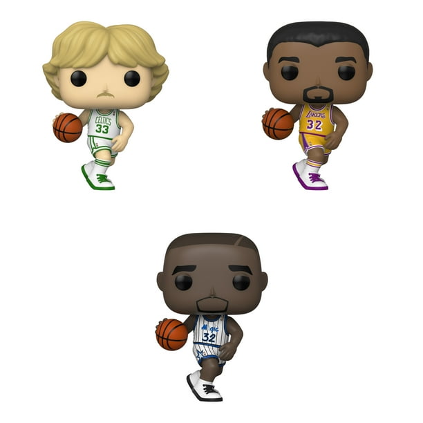 Funko POP NBA Legends Collectors Set Larry Bird Celtics Magic Johnson Lakers Shaquille 