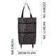 thumbnail image 3 of Carrito de Compras Plegable con Ruedas, con Cremallera, Expandible, de Tela Suave, Reutilizable, para Comestibles, Viajes y Uso Al Aire Libre., 3 of 5