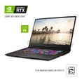 thumbnail image 2 of MSI GE75 Raider050 Gaming Laptop, 17.3" 144Hz 3ms, Intel Core i78750H, NVIDIA GeForce RTX 2060 6G, 256GB NVMe SSD + 1TB HDD, 16GB RAM, WIN 10, VR Ready, GE75050, 2 of 6