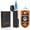 Black, variant on 420 Carbon Steel Cutter and Lighter Set, Built-in Punch, Triple Jet Flame Butane Torch Lighter, Refillable Windproof Gas Lighter, Black. (Sold Without Gas)