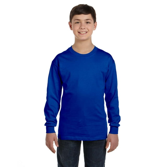 Gildan Heavy Cotton Youth Long Sleeve Tee