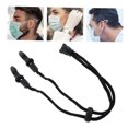 thumbnail image 3 of LIFKOME Adjustable Mask Extend Strap 3PCS Black Braided Rope for Masks 14.6X0.8in, 3 of 8