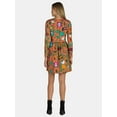 thumbnail image 3 of Roberto Lugo Women’s Morris Study 5 Skulls Print Dress, Sizes S-2XL, 3 of 5