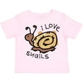 thumbnail image 3 of Inktastic I Love Snails Boys or Girls Toddler T-Shirt, 3 of 5