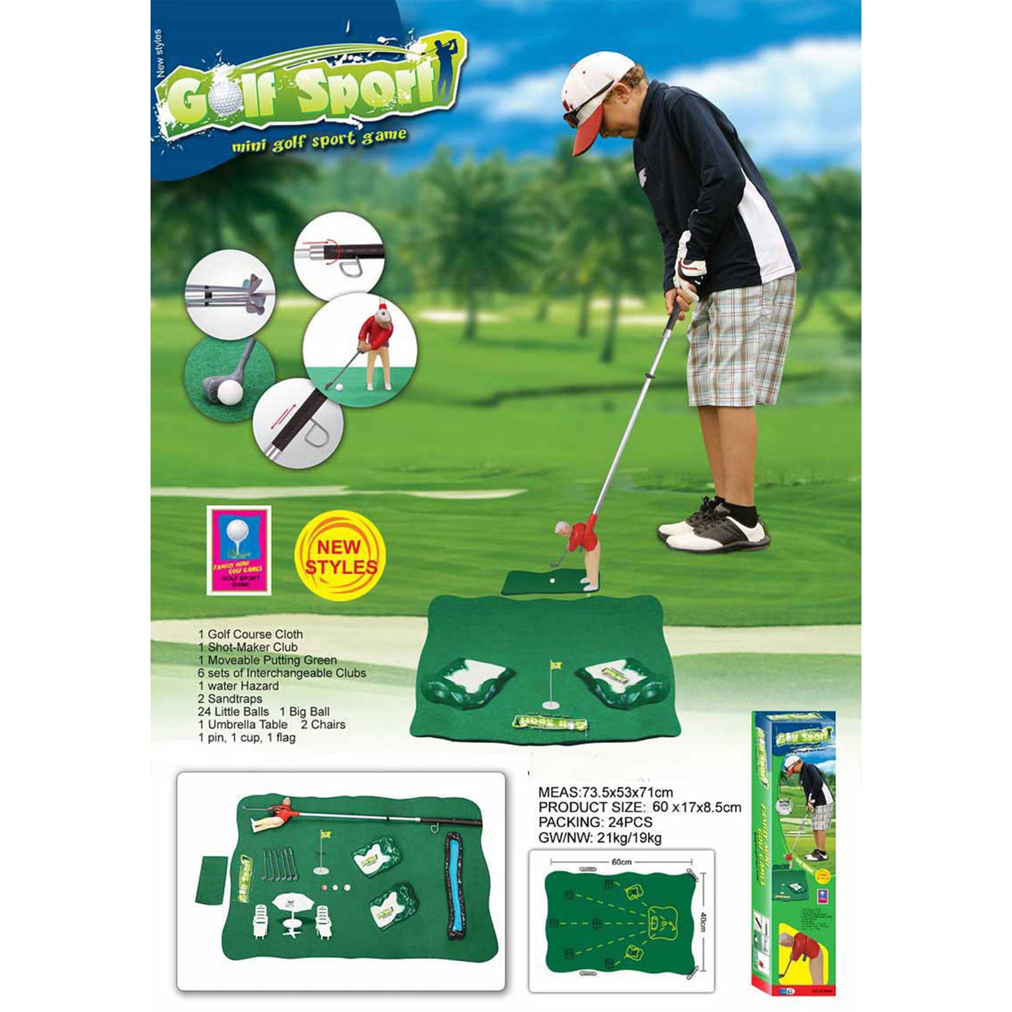 CybGene Funny Golf Gifts Set for Men & Women, Golf Balls Set for