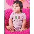 thumbnail image 2 of Buon Ferragosto Italy Flag Bodysuit Infant -Image by Shutterstock,  Newborn, 2 of 4