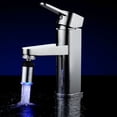 thumbnail image 4 of ziyahi Temperature Control Sensitive LED Rotatable Water Faucet Light Water Color Changing Sink Tap 1 1Set, 4 of 6