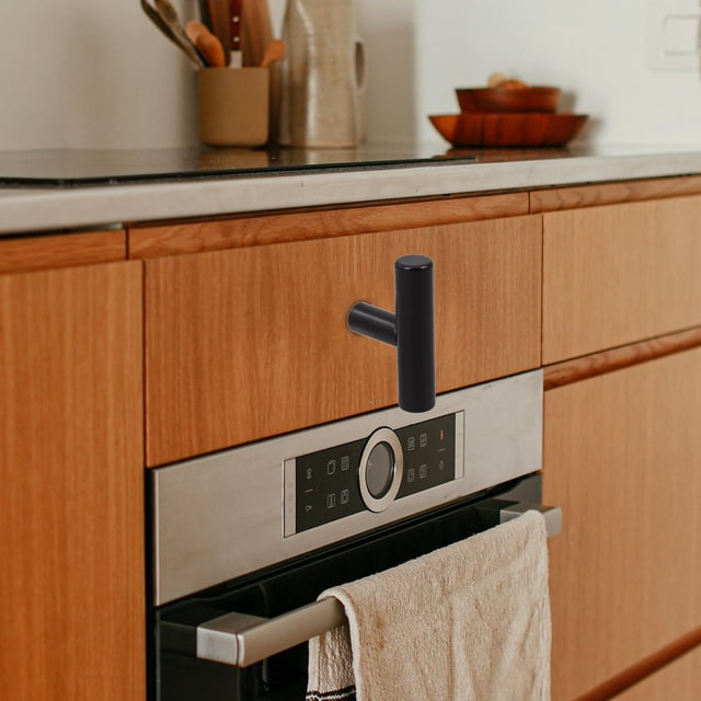 SKISUNO 10Ud Pomos Para Gabinetes De Inoxidable Negro Con Acabado Mate Para Uso En Casa