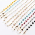 thumbnail image 3 of Lunettes de vue de la chaîne de lunettes Perles: Lanière de lunettes de soleil décoratifs, 3 of 6