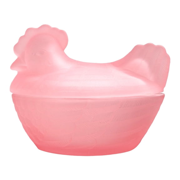 Glass Hen On Nest Dish, Mini Rooster Glass Candy Bowl, Mini Hen On Nest Dish, Glass Chicken Dish, Chicken Candy Dish, Crystal Candy Jar, Snack Dessert Cookie Jar, Glass Dish with Lid