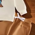 thumbnail image 6 of UAYOTSE Baby Boys 2 Piece Outfit Cowboy Embroidery Sweatshirt Jogger Pants Toddler Fall Set Size 12-18 Months, 6 of 7