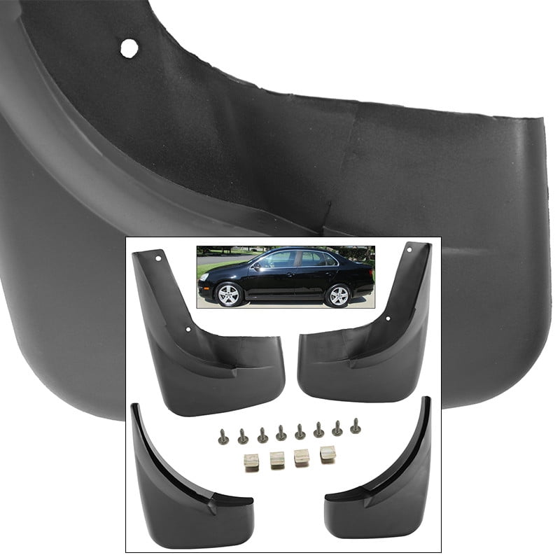 Front Rear Mud Flaps Splash Guards 20052010 Volkswagen Jetta w/o