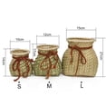 thumbnail image 5 of Walbest 1pc Hand-Woven Bamboo Basket Sturdy Eco-friendly Birds Nest, Wall Hanging Basket for fishing, Tea Picking Basket, Bamboo Woven Fish Basket with Rope, 5 of 7