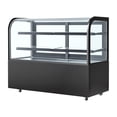 thumbnail image 1 of KFFKFF Refrigerated Display Case, 17.6 Cu.Ft./550L Large Pastry Display Case, 2-Tier Commercial Cake Refrigerator with LED Lighting, TURBO Cooling, 1 of 9
