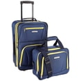 thumbnail image 1 of Juego de equipaje Rockland Fashion Softside Upright Navy de 2 piezas, 1 of 5